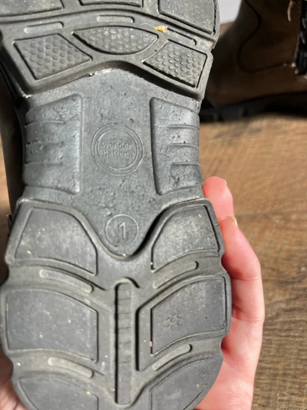Wonder Nation Boys‎ Wonder Nation Wellington Winter Boot size 1